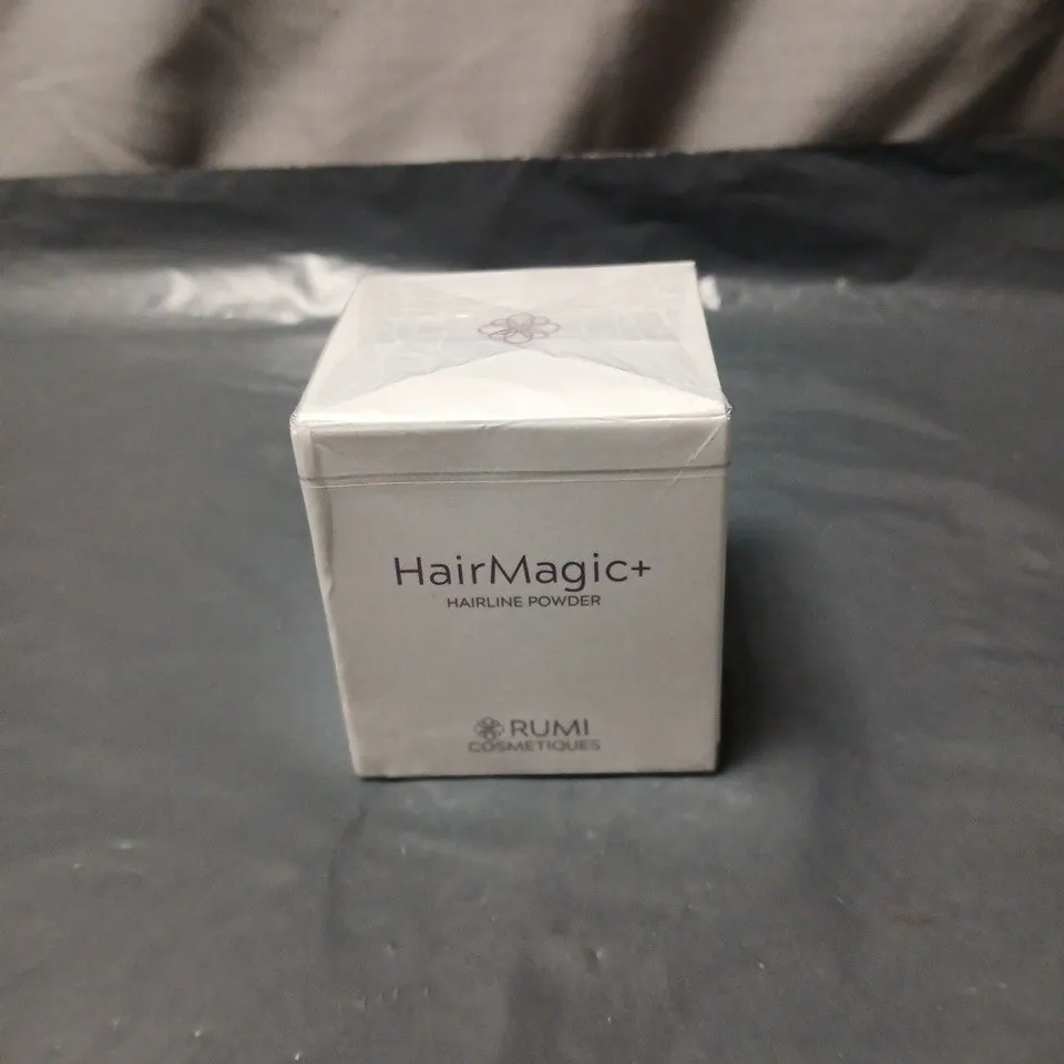 HAIRMAGIC+ HAIRLINE POWDER – RUMI COSMETIQUES. 3.5G. MEDIUM BROWN. SEALED