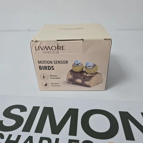 LIVMORE SPACES MOTION SENSOR BIRDS