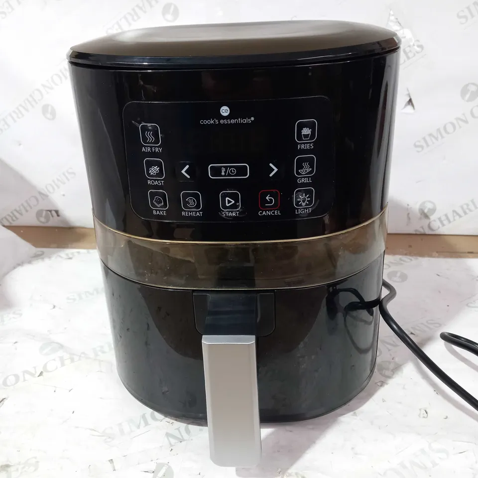 COOK'S ESSENTIALS 4.0L AIR FRYER - BLACK