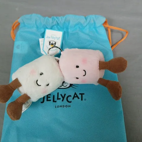 JELLYCAT AMUSEABLES MARSHMALLOWS BAG CHARM