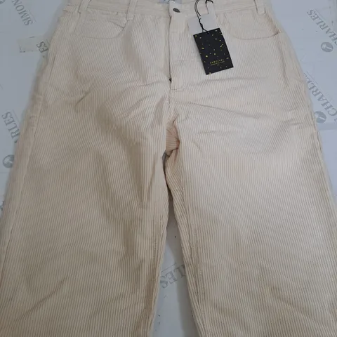 PERVIVAL CREAM CORDED TROUSERS - 32