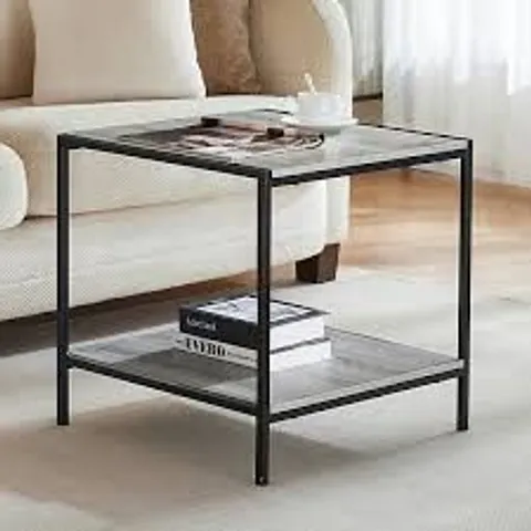 BOXED VIDA DESIGNS BROOKLYN SIDE TABLE - GREY