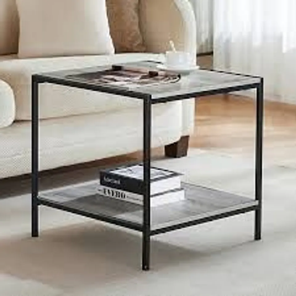 BOXED VIDA DESIGNS BROOKLYN SIDE TABLE - GREY