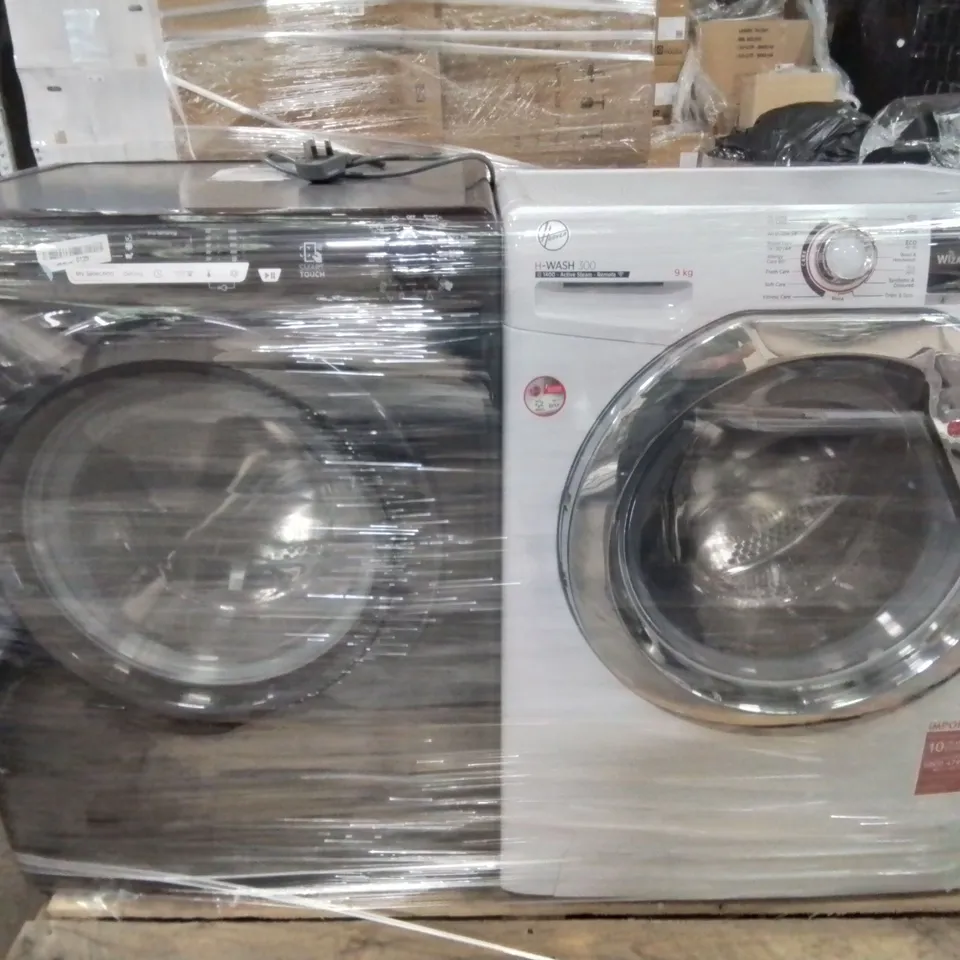 HOOVER H-WASH 300 FREESTANDING WASHING MACHINE AND CANDY ULTRA FREESTANDING WASHING MACHINE BLACK - UNPROCESSED RAW RETURNS