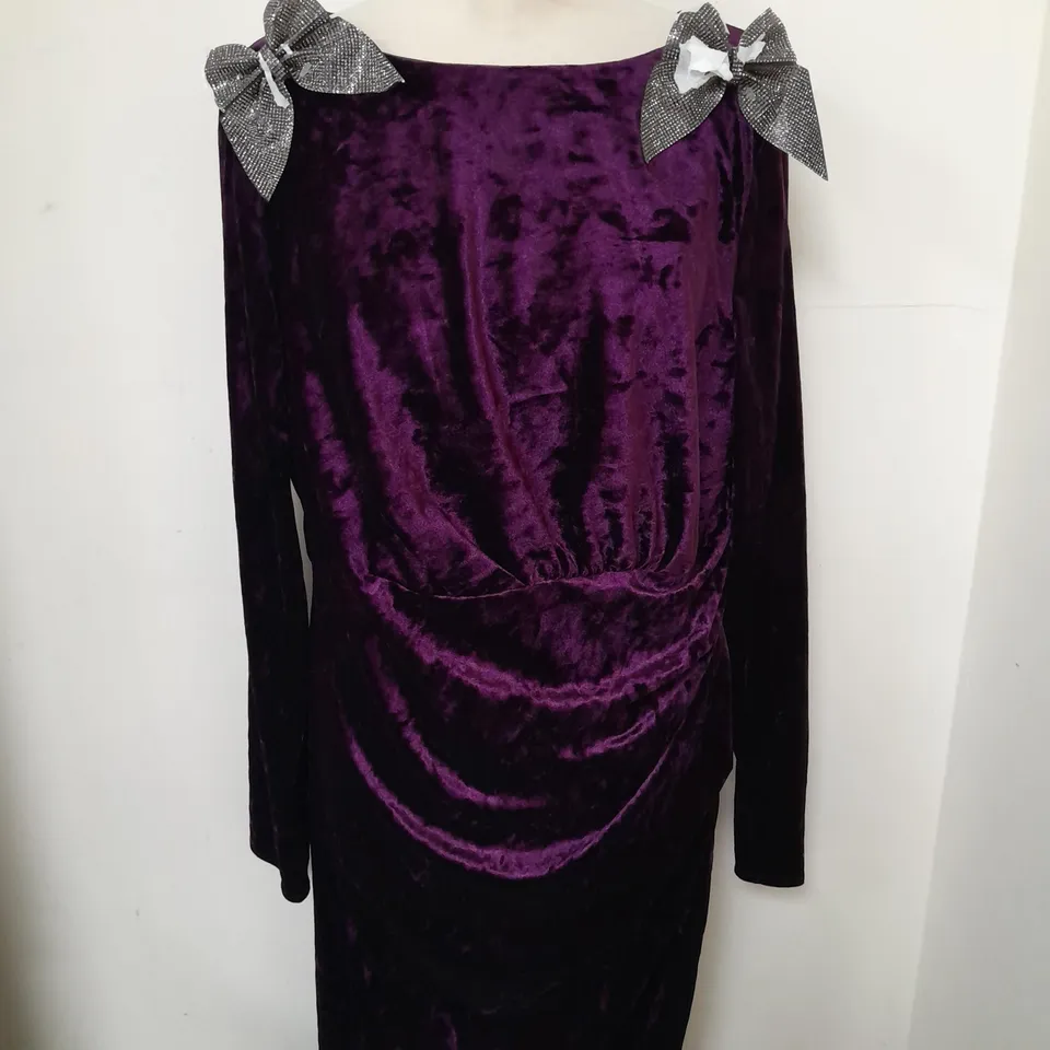 MONSOON LILIA BERRY OCCASSIONAL DRESS SIZE 18