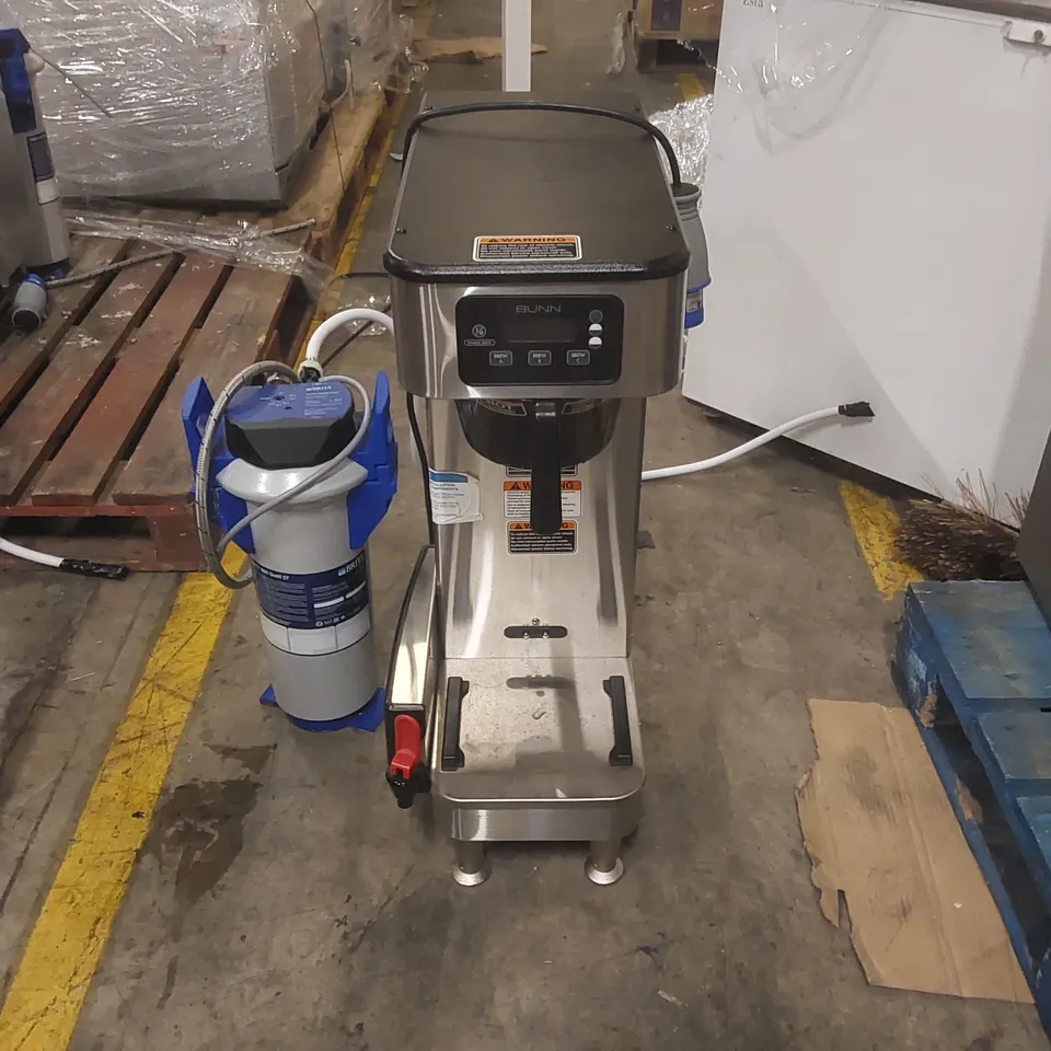 BUNN ICB INFUSION SERIES COFFEE BREWER WITH PURITY 600 QUELL ST CARTRIDGE