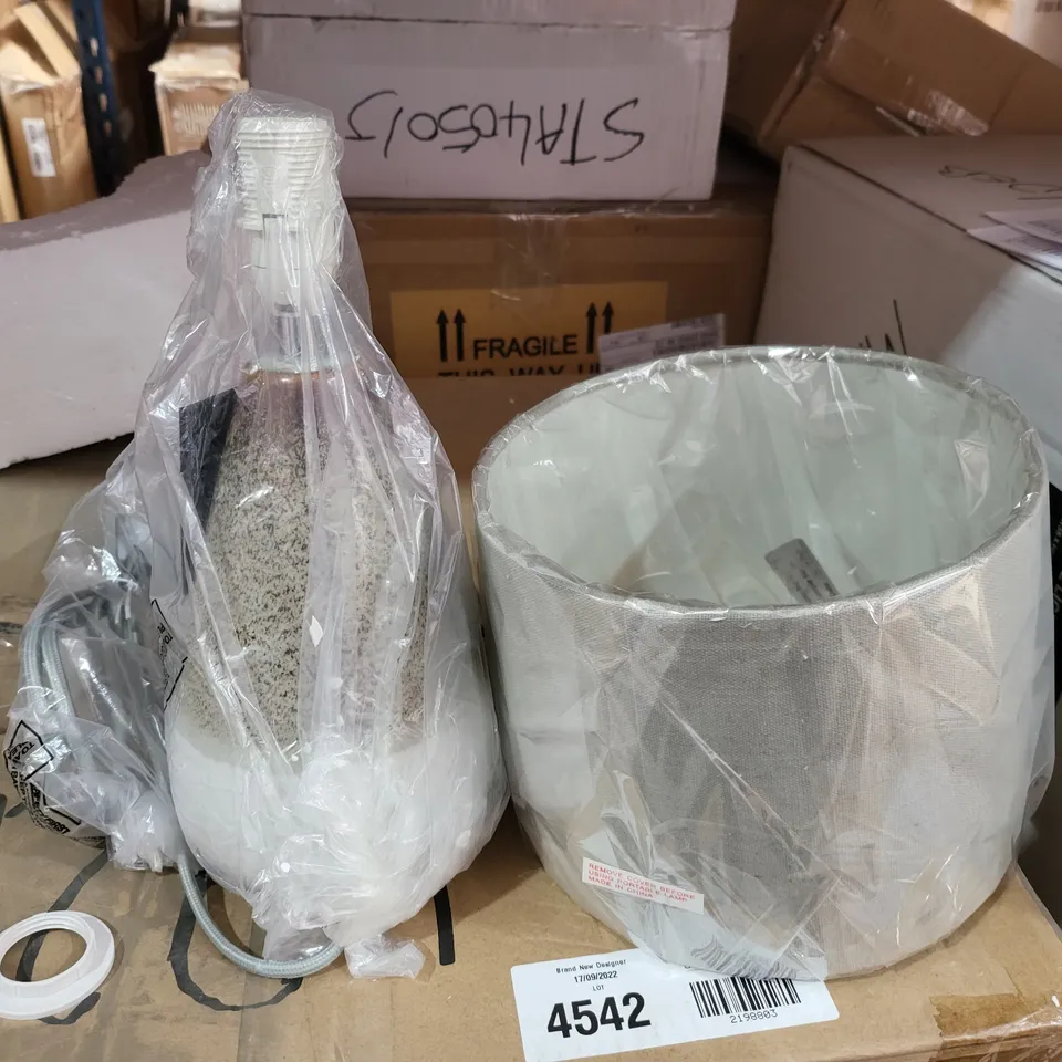 JOHN LEWIS GREY TABLE LAMP 