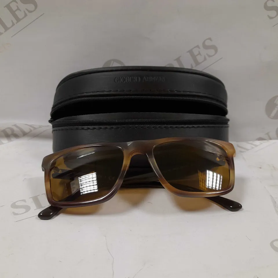 GIORGIO AMRANI MATTE HAVANA SUNGLASSES