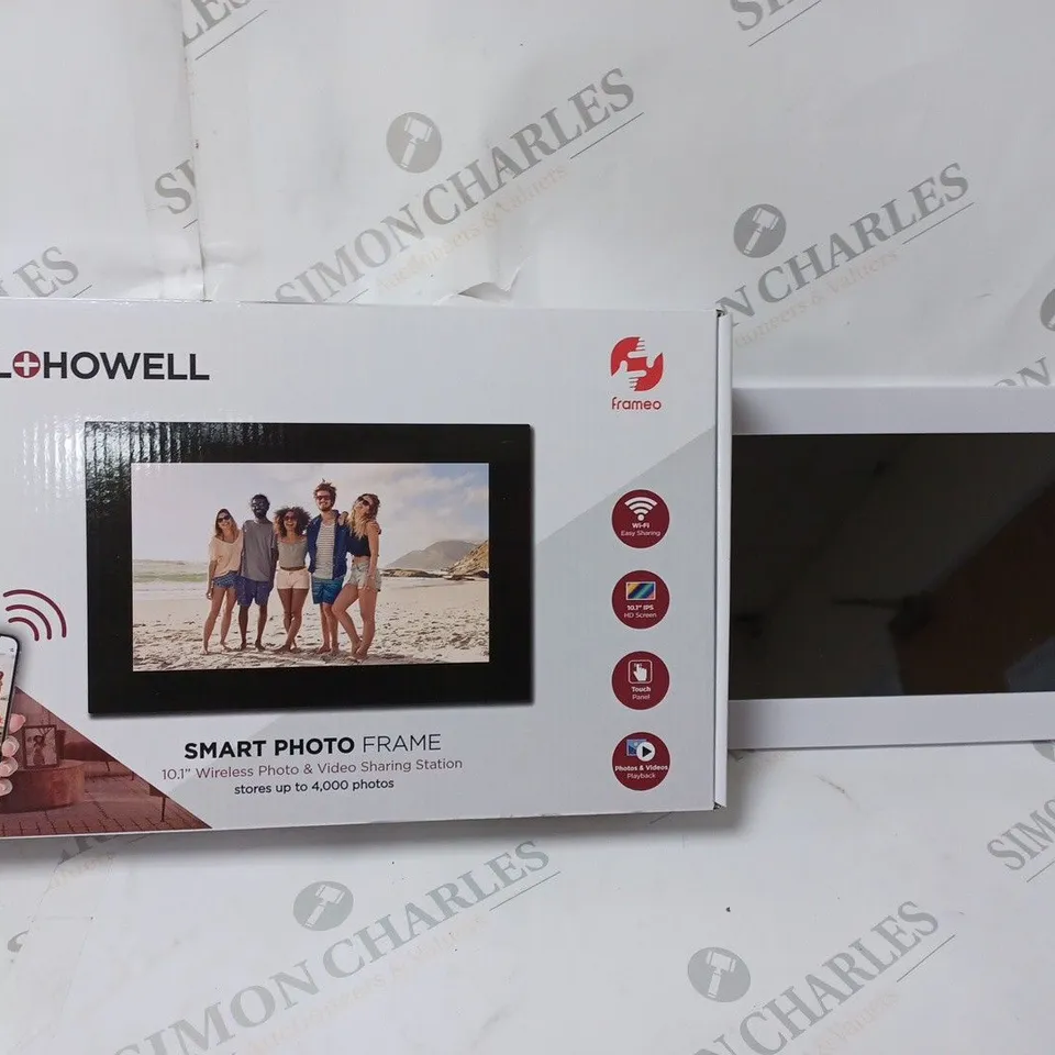BOXED BELL & HOWELL SMART PHOTO FRAME 10.1" BHDPF101
