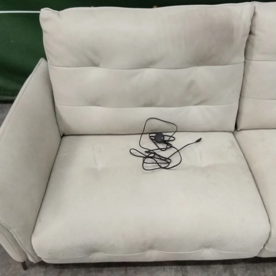 QUALITY DESIGNER ITALIAN MADE BOLZANO 3 SEATER ELECTRIC RECLINER LEATHER SOFA 
