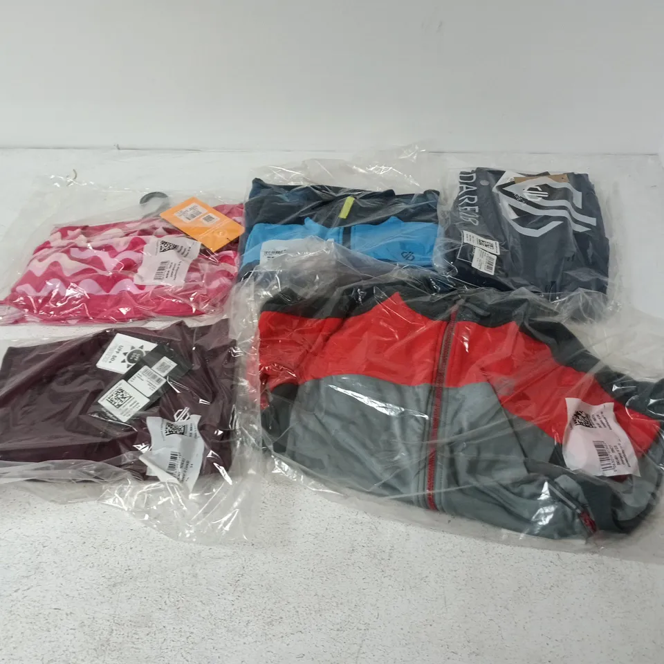 APPROXIMATELY 36 BRAND NEW REGATTA/DARE2B KIDS CLOTHING ITEMS IN VARIOUS SIZES, STYLES & COLOURS TO INCLUDE EMERGENT IV C/S JACKET, REPRISE II TROUSERS, CONSIST II COREST, ETC