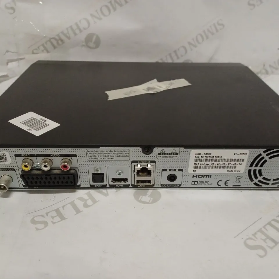 HUMAX FREEVIEW +HD BOX