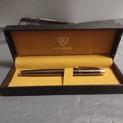 RUCKSTUHL STAINLESS STEEL LUXURY PEN IN GIFT BOX