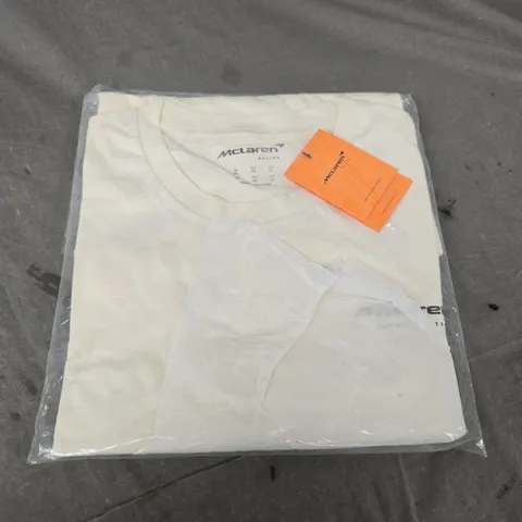 MCLAREN RACING CORE DRIVER T-SHIRT β , WHITE, 2XL