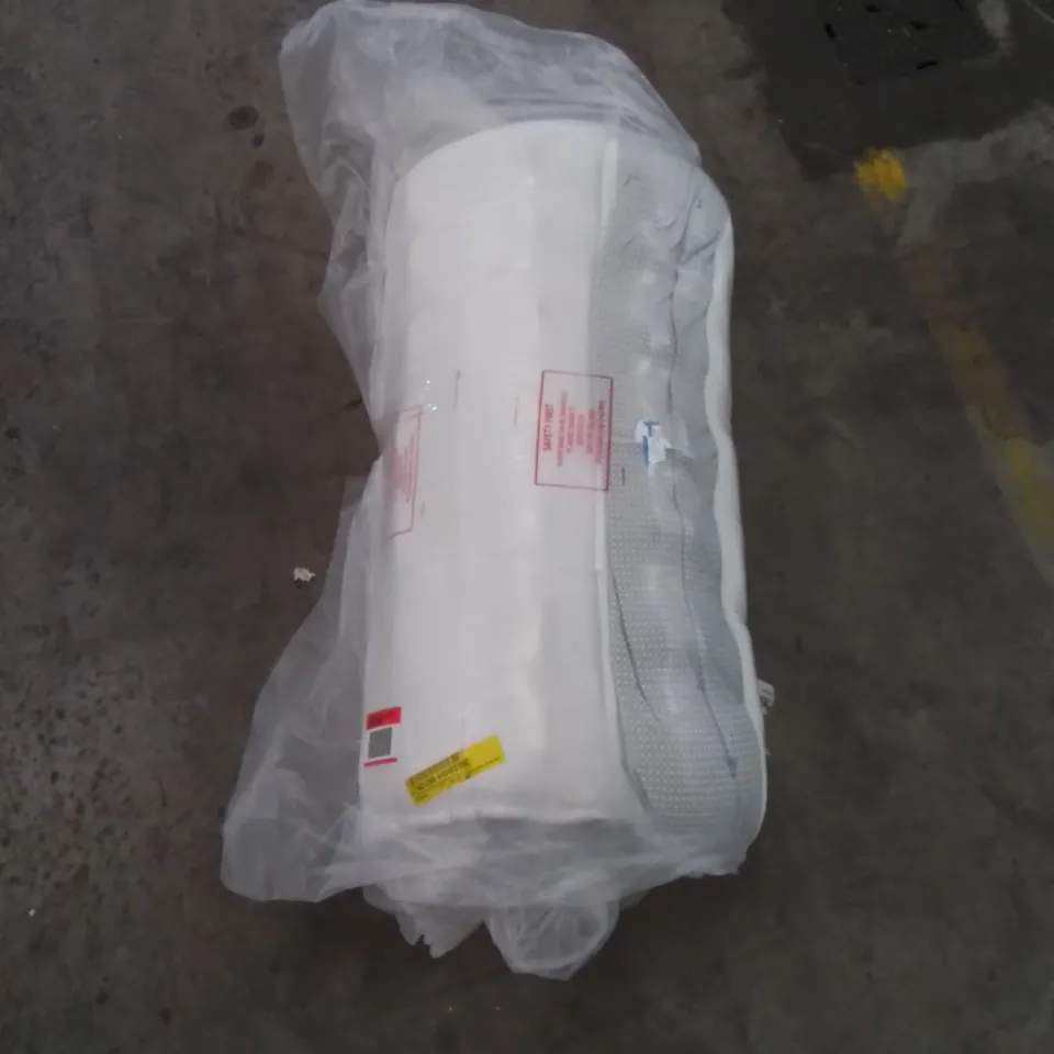 QUALITY BAGGED HYBRID 2'6FT SMALL SINGLE NATURAL OPEN COIL MEMORY FOAM MATTRESS 