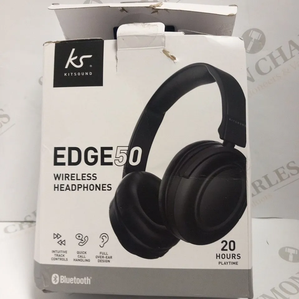 BOXED KITSOUND EDGE 50 WIRELESS HEADPHONES