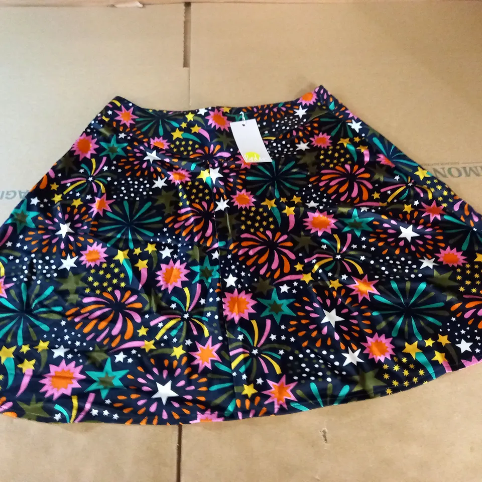 BODEN FIREWORK THEMED SKIRT IN MULTI - UK 10