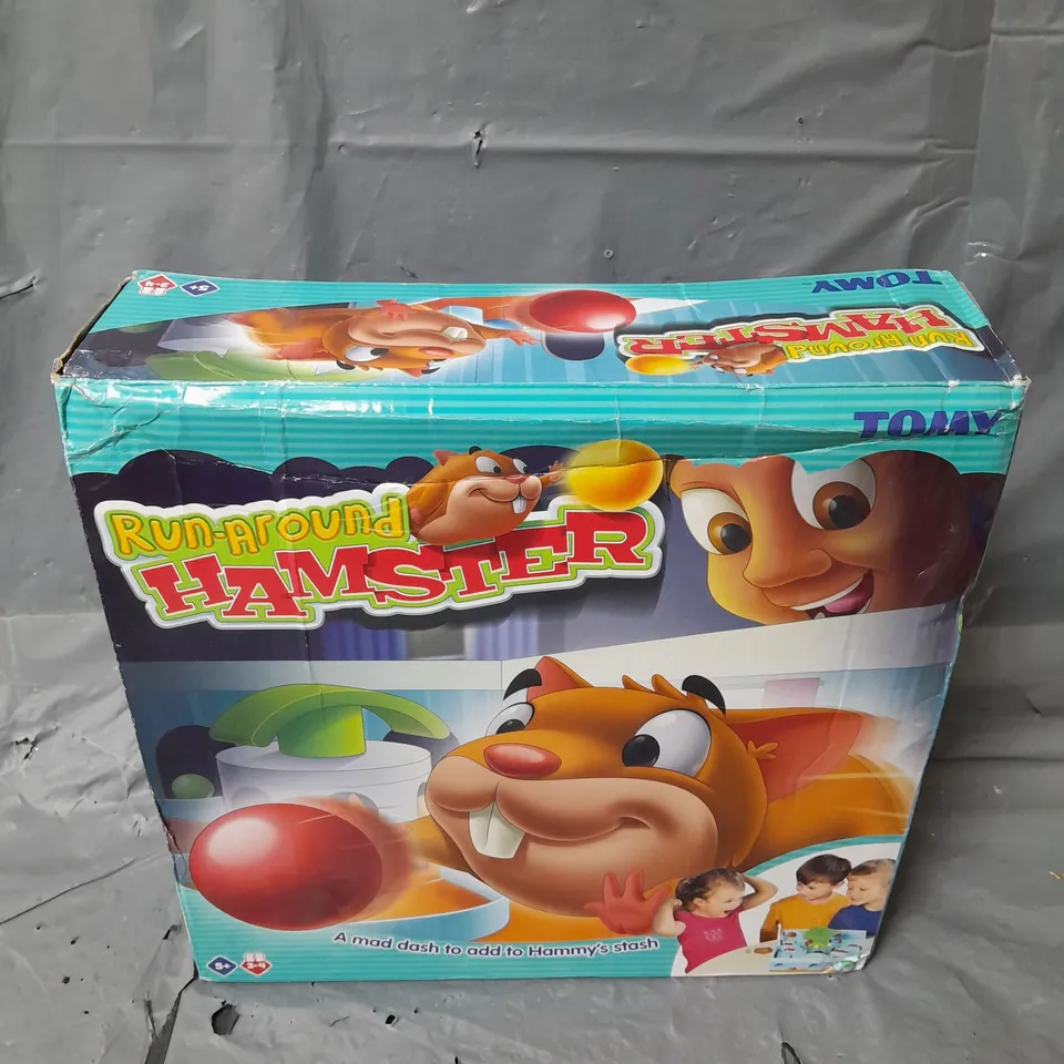 BOXED RUN-AROUND HAMSTER GAME FROM TOMY