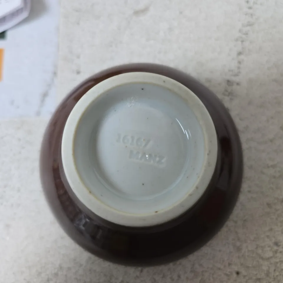 1616 ARITA JAPAN MANZ TEA CUP BROWN