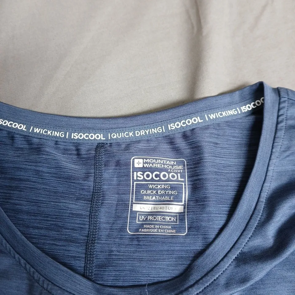 MOUNTAIN WAREHOUSE ISOCOOL T-SHIRT – BLUE SIZE 12