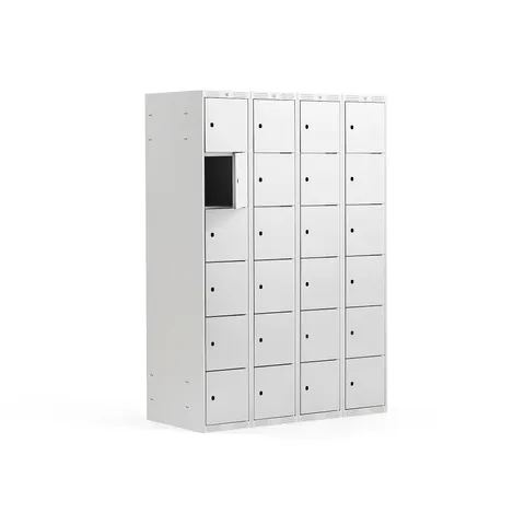 6 DOOR LOCKER CLASSIC 4 MODULES, 1740X1200X55MM, GREY