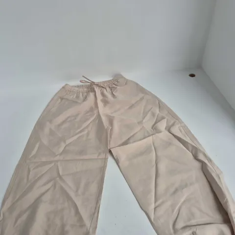 STRADIVARIUS CUFFED BALLOON TROUSERS – BEIGE, UK 8 (EUR S, US S, MEX 26)