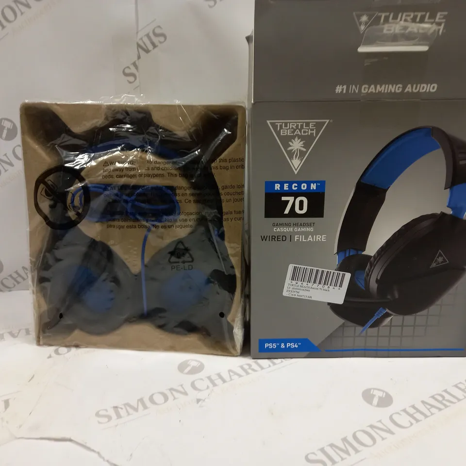TURTLE BEACH RECON 70 WIRED GAMING HEADSET FOR PS5 & PS4