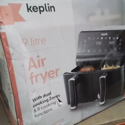 BOXED KEPLIN 9 LITRE DUAL DRAWER AIRFRYER