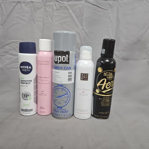 APPROXIMATELY 10 ASSORTED HOUSEHOLD ITEMS TO INCLUDE UPOL POWER CAN, NIVEA MEN, ETC - COLLECTION ONLY