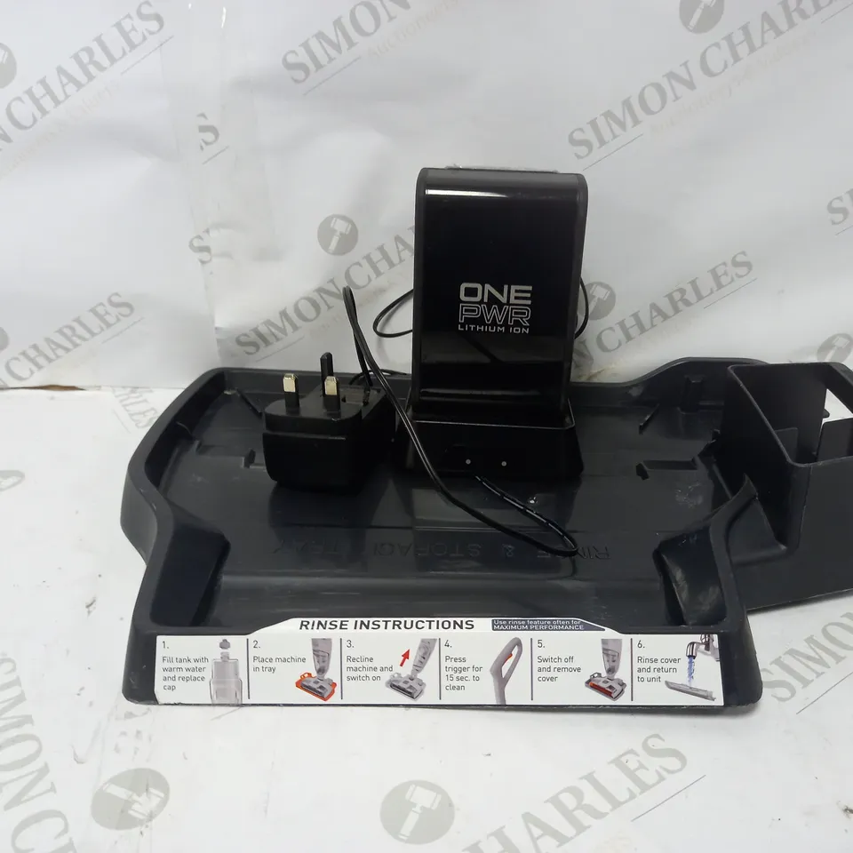 TRAY, BATTERY AND CHARGER FOR VAX CLEANER