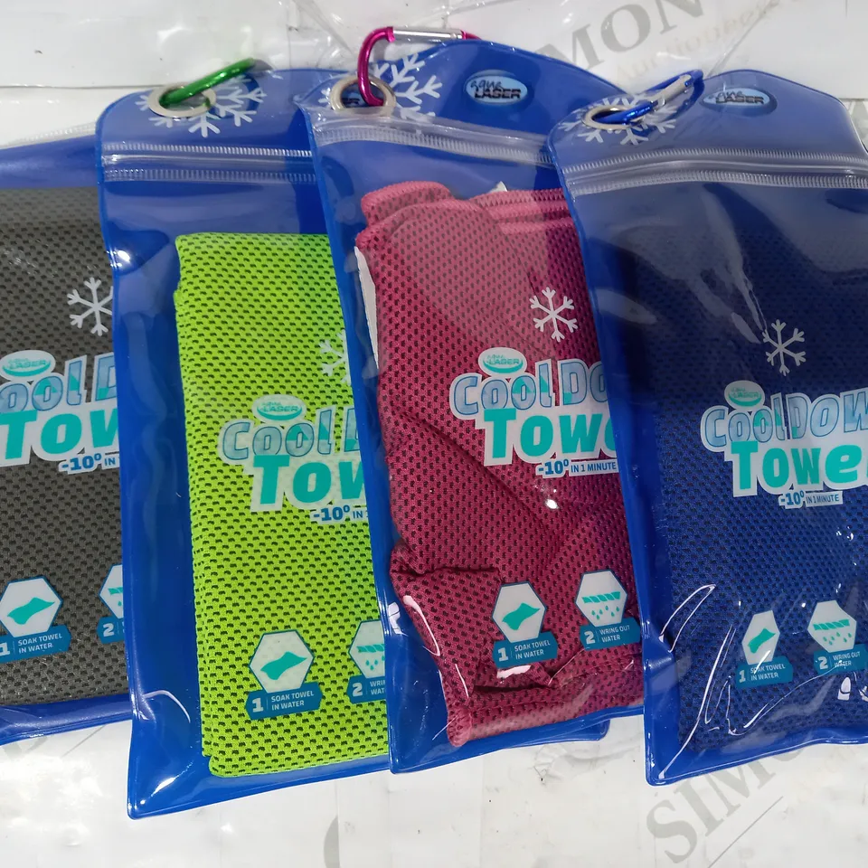 AQUA LASER SET OF 4 COOL DOWN TOWELS