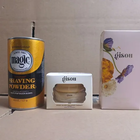 APPROXIMATELY 10 ASSORTED COSMETIC ITEMS TO INCLUDE MAGIC, GISOU, ETC - COLLECTION ONLY