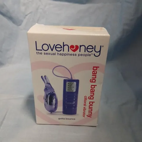 LOVEHONEY BANG BANG BUNNY CLITORAL VIBRATOR – BOXED