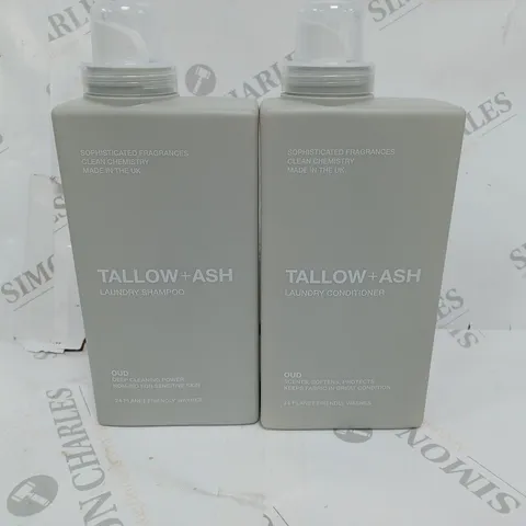 TALLOW AND ASH OUD LAUNDRY SHAMPOO & CONDITIONER 700ML EACH