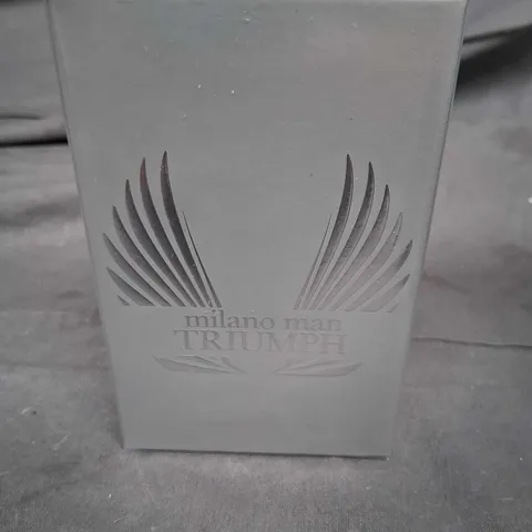 BOXED AND SEALED MILANO MAN TRIUMPH EAU DE TOILETTE POUR HOMME 50ML