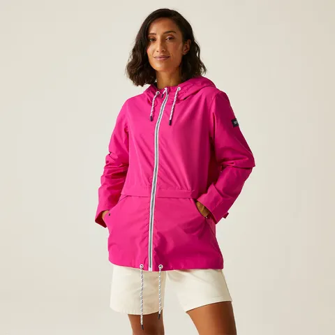 BRAND NEW REGATTA WOMEN'S BAYLETTA II WATERPROOF JACKET IN PINK FUSION - 8
