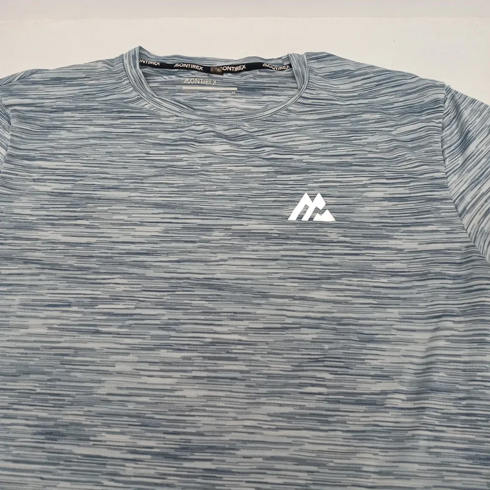 MONTIREX T-SHIRT – GREY MARL, UK SIZE M