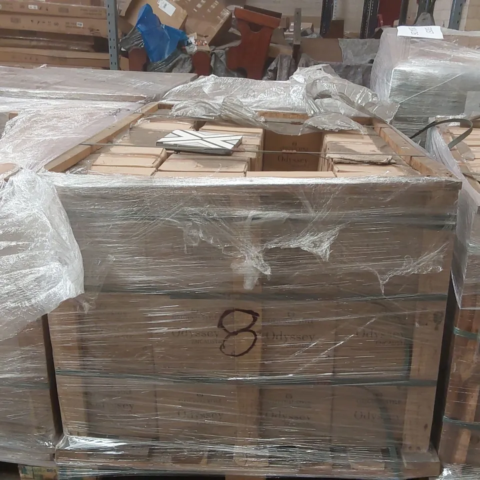 PALLET CONTAINING APPROXIMATELY 613x BRAND NEW ALEXA ENCAUSTIC TILES - 20 x 20cm