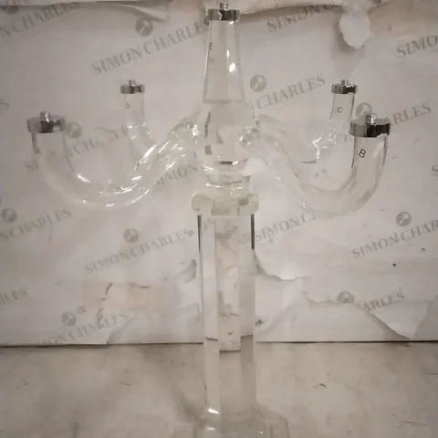 BOXED JM BY JULIEN MACDONALD CRYSTAL CANDELABRA