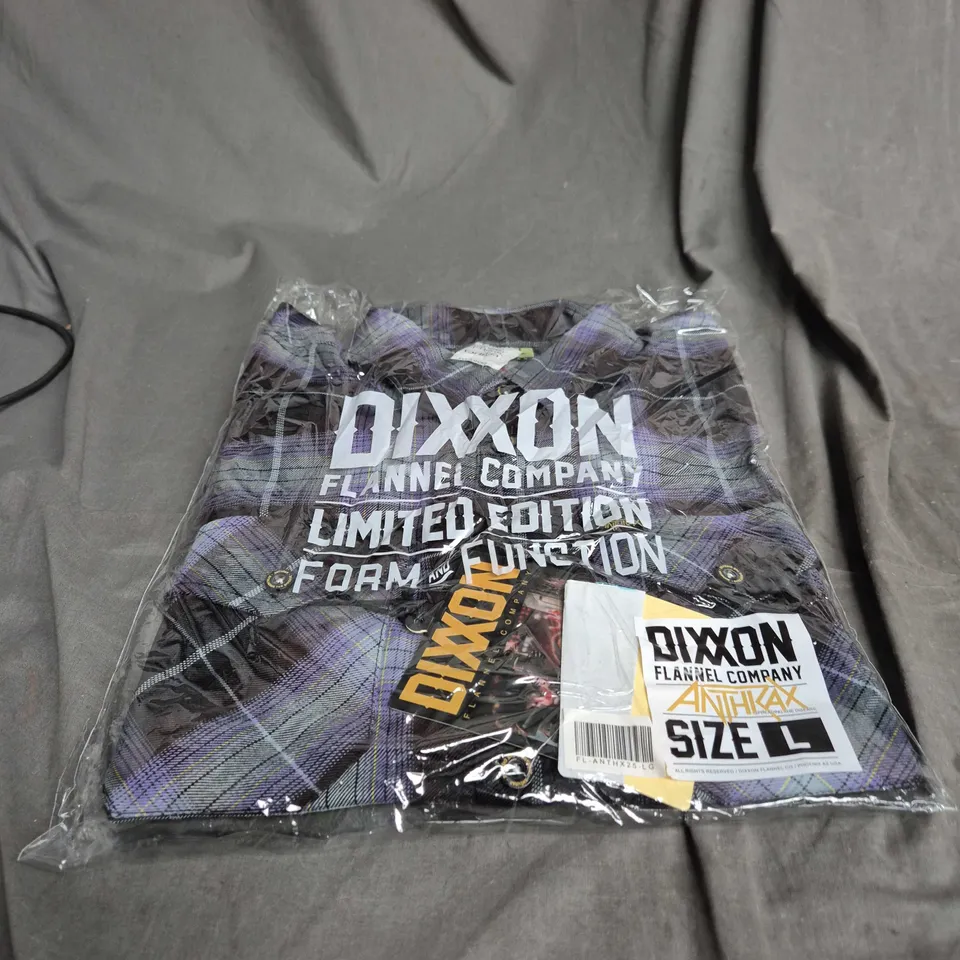DIXON FLANNEL COMPANY LIMITED EDITION SHIRT – SIZE L 