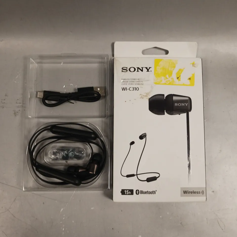 BOXED SONY WI-C310 WIRELESS EARPHONES