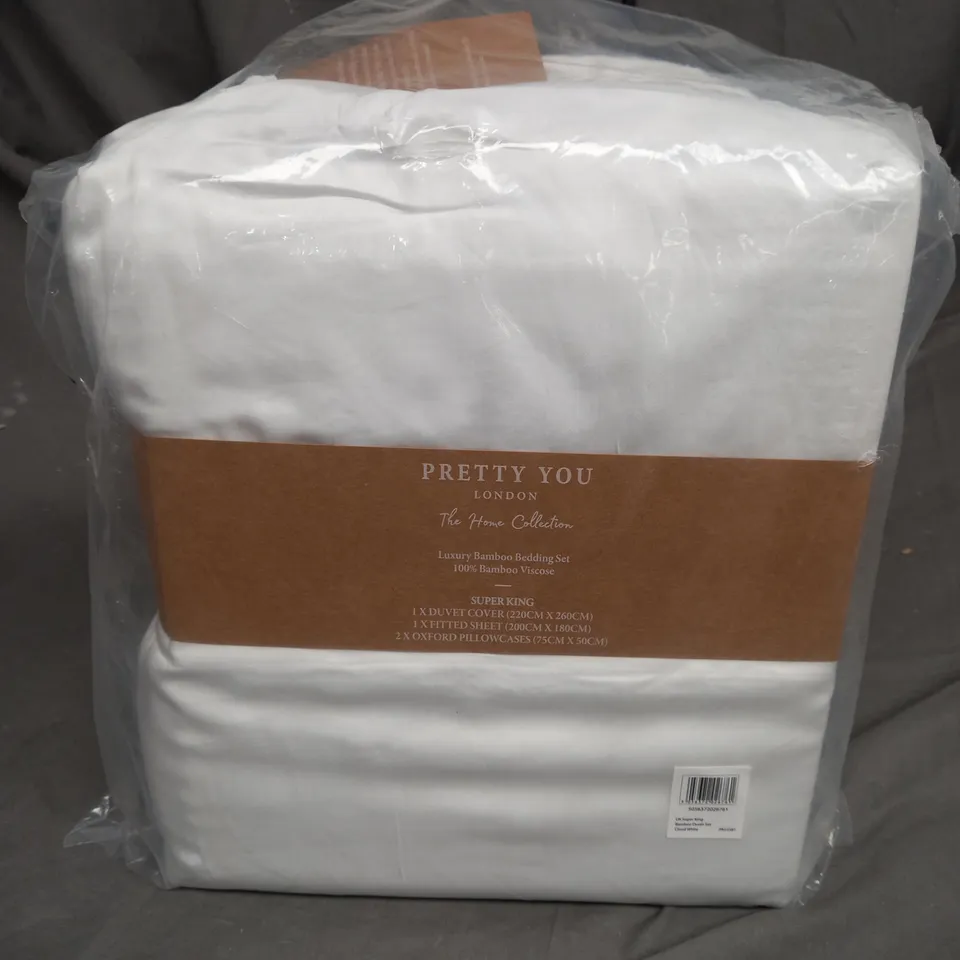 THE HOME COLLECTION - LUXURY BAMBOO BEDDING SET - SIZE SUPER KING