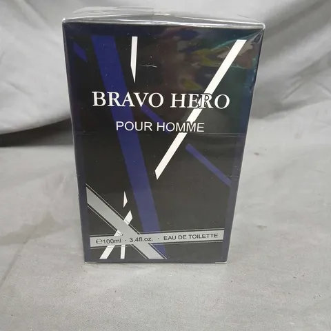 BOXED AND SEALED BRAVO HERO POUR HOMME EAY DE TOILETTE 100ML