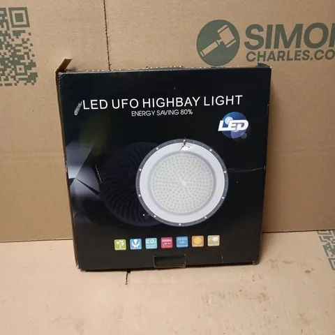 LED UFO HIGHBAY LIGHT – INDUSTRIAL CEILING FIXTURE (BOXED)