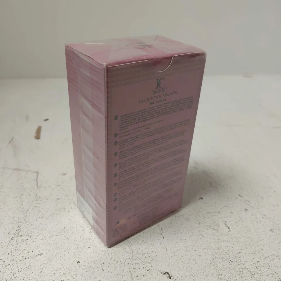 BOXED AND SEALED VALENTINE MILANO FOR WOMEN EAU DE PARFUM 100ML