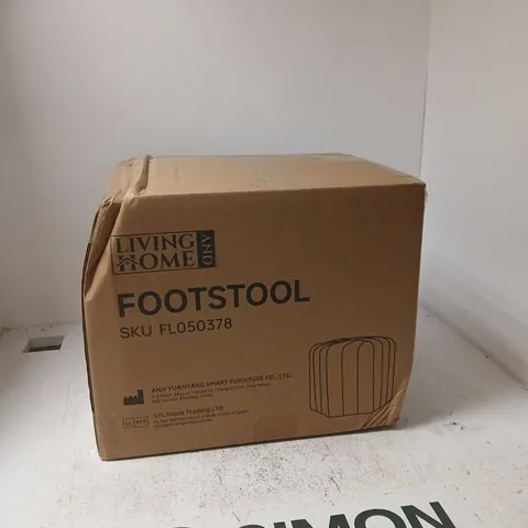 LIVING HOME FOOTSTOOL – BOXED