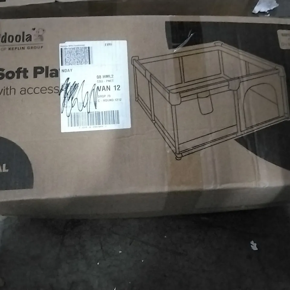 BOXED SOFT PLAYPEN WITH ACCESSORIES TEAL