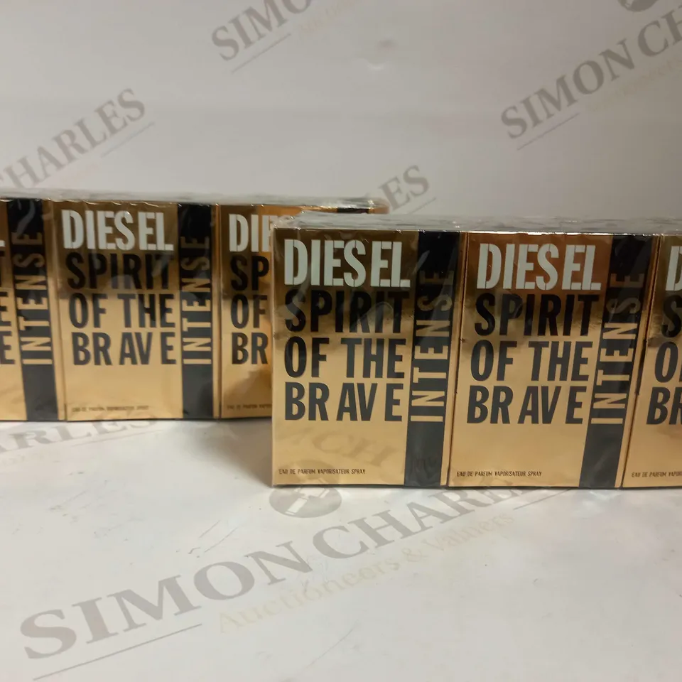LOT OF APPROXIMATELY 240 DIESEL SPIRIT OF THE BRAVE INTENSE EDP SAMPLES 1ML (20 X 12PC X 1ML)