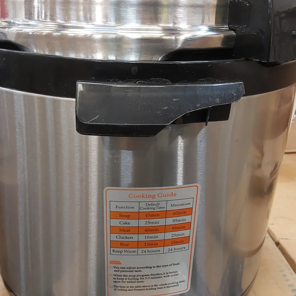 BOXED NEO STAINLESS STEEL 6L 8 FUNCTION MULTI PRESSURE COOKER (1 BOX)
