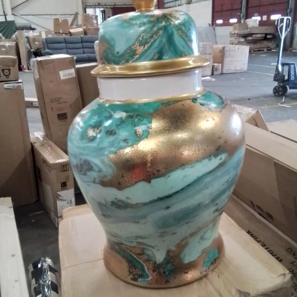 BOXED JENN CERAMIC GINGER JAR